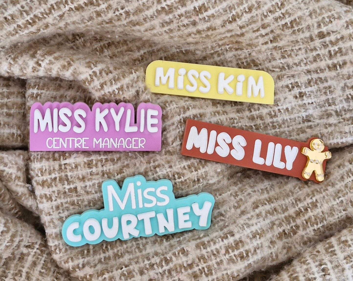 Double Layered Acrylic Name Badge
