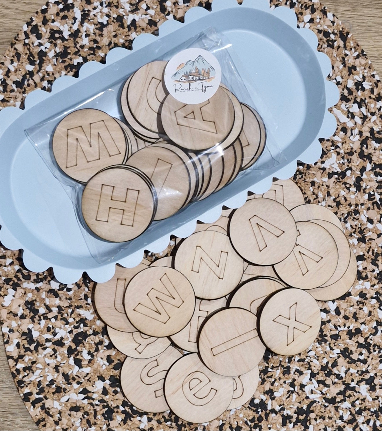 Alphabet plaques