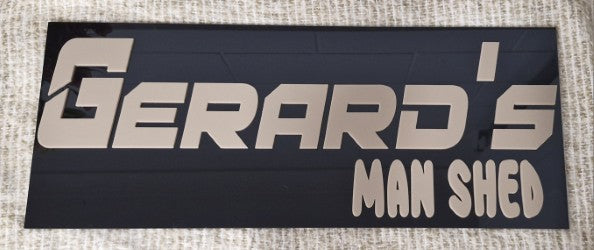 Acrylic Shed Sign