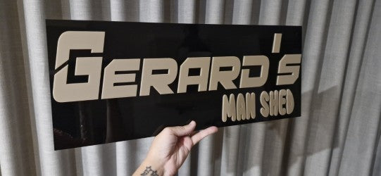 Acrylic Shed Sign