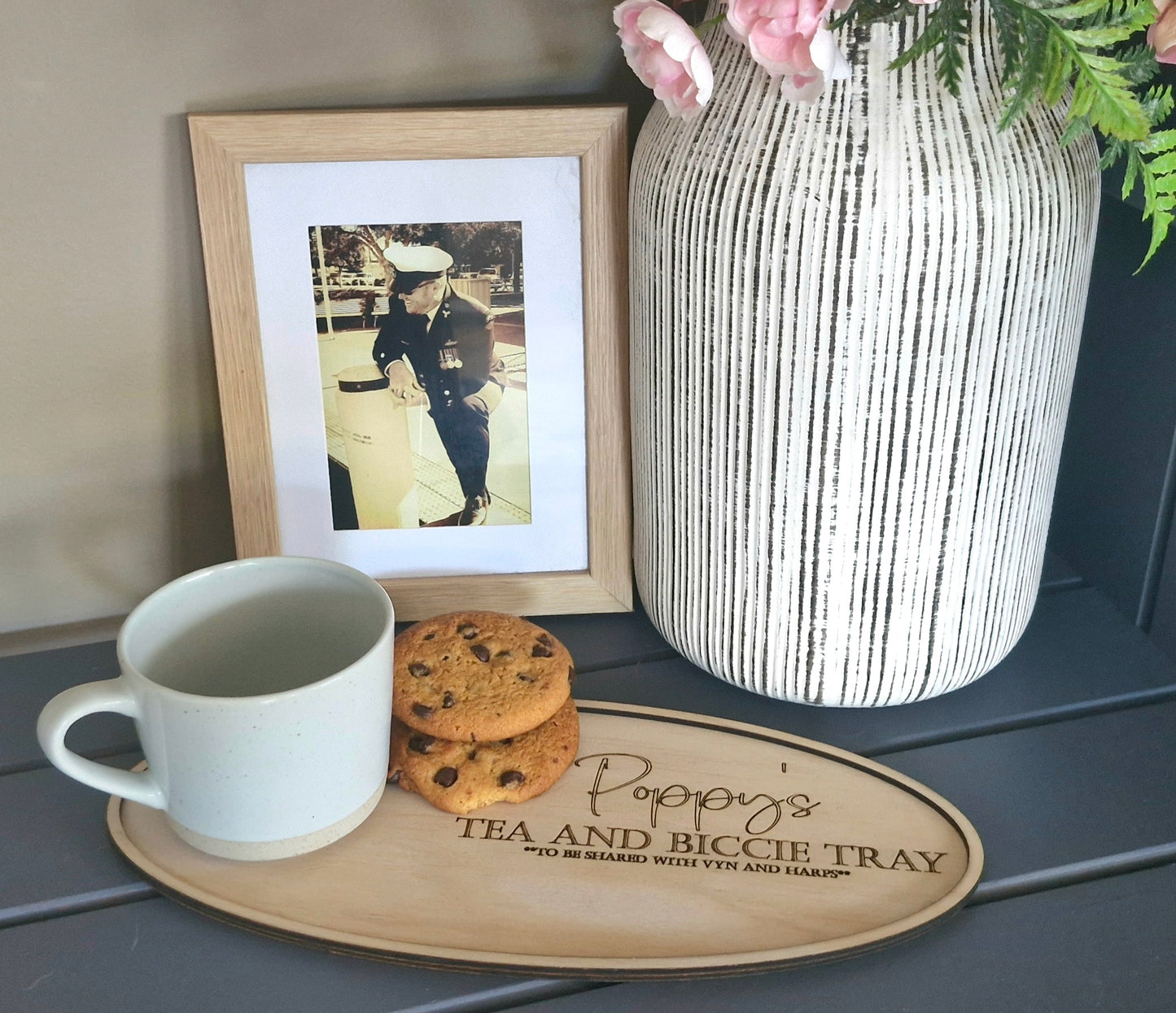 Poppy’s Tea and Biccie Tray