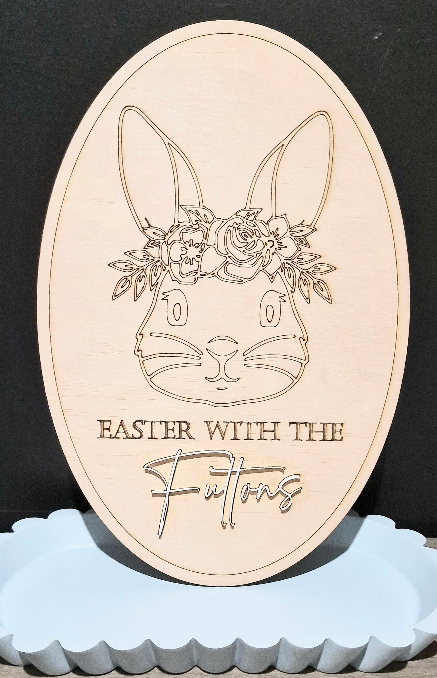 Family Easter plaque