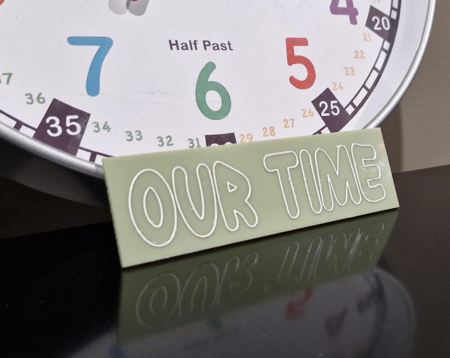 Our Time | Daddy's/Mummy's time Plaque 2 Pack