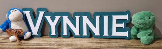 Layered name plaque - Style two - LARGE