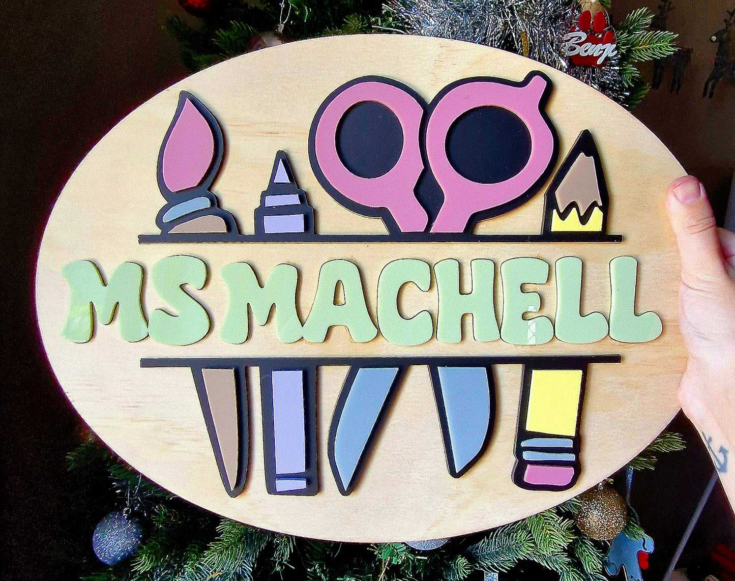 Custom Teacher Name Signs