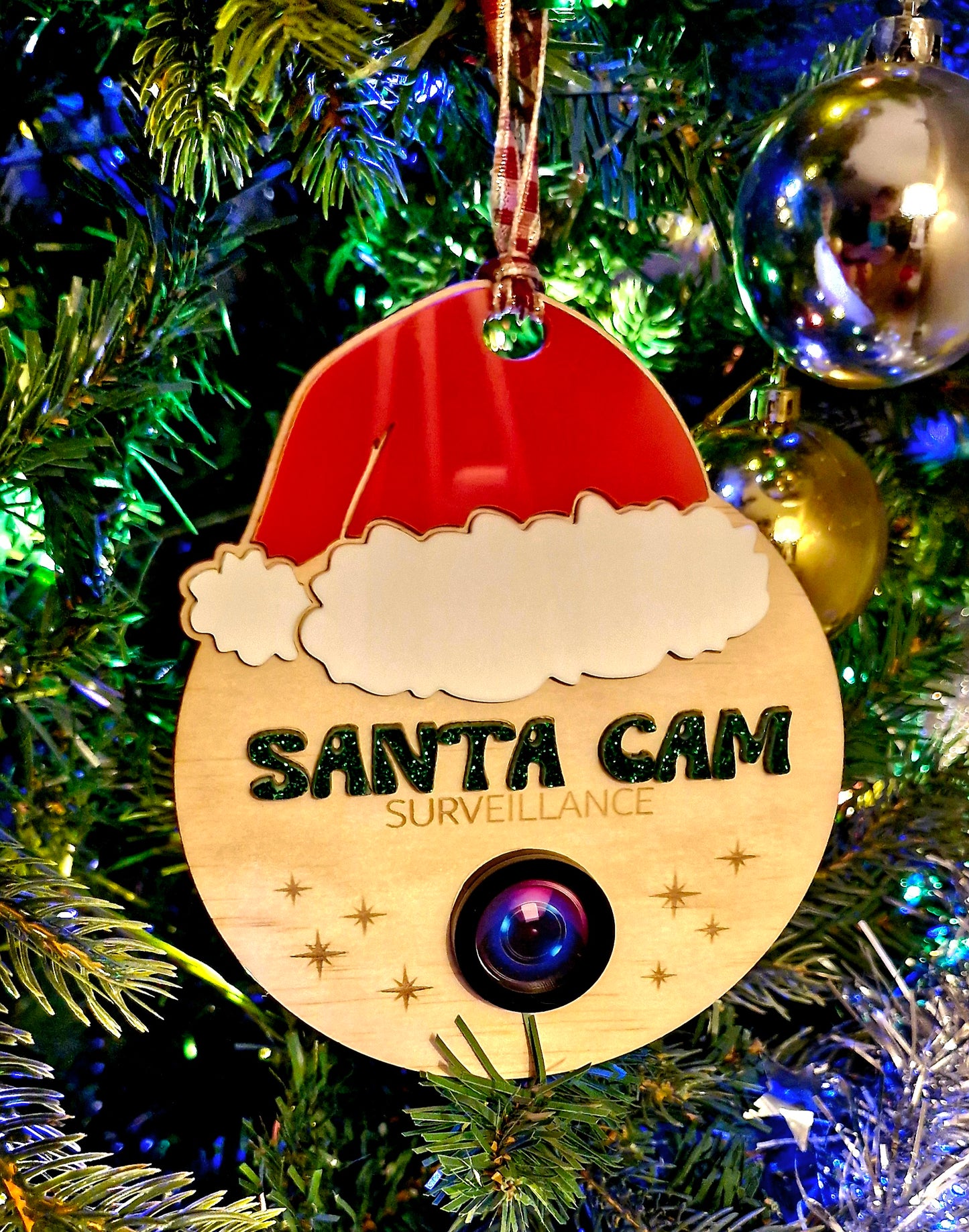 Santa Cam – Christmas Surveillance Ornament