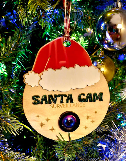 Santa Cam – Christmas Surveillance Ornament
