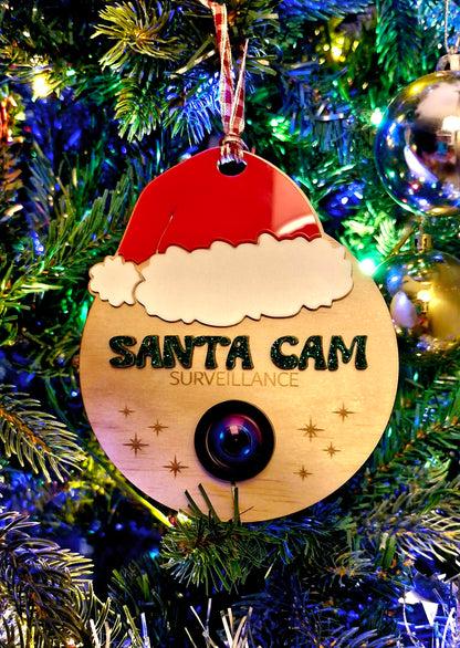 Santa Cam – Christmas Surveillance Ornament